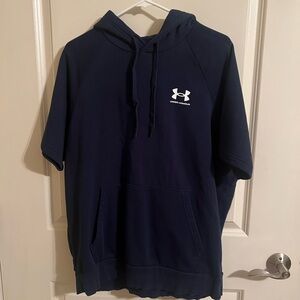 Mens Under Armour short sleeve hoodie